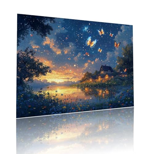 Puzzle Erwachsene 500 Teile Schmetterling Traum Educa Jigsaw für Kinder ab 8 Jahren Mädchen Jungen, Erwachsene Impossible Klassische Puzzles Schwer, Anspruchsvoll Spielspaß, Geschenke 38x52cm t-248 Puzzle Erwachsene 500 Teile Schmetterling Traum Educa Jigsaw für Kinder ab 8 Jahren Mädchen Jungen, Erwachsene Impossible Klassische Puzzles Schwer, Anspruchsvoll Spielspaß, Geschenke 38x52cm t-248 von Dirjuong