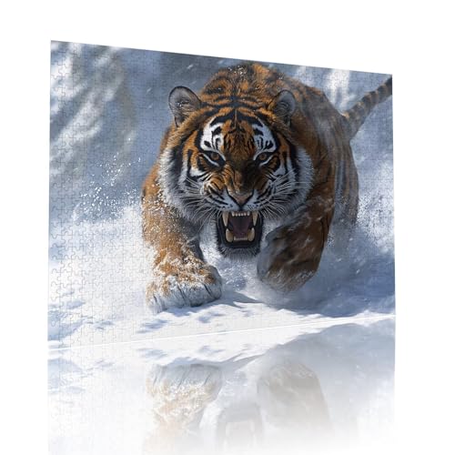 Puzzle Erwachsene 500 Teile Tiger Tier Educa Jigsaw für Kinder ab 8 Jahren Mädchen Jungen, Erwachsene Impossible Klassische Puzzles Schwer, Anspruchsvoll Spielspaß, Als Familienspiel 38x52cm t-434 Puzzle Erwachsene 500 Teile Tiger Tier Educa Jigsaw für Kinder ab 8 Jahren Mädchen Jungen, Erwachsene Impossible Klassische Puzzles Schwer, Anspruchsvoll Spielspaß, Als Familienspiel 38x52cm t-434 von Dirjuong