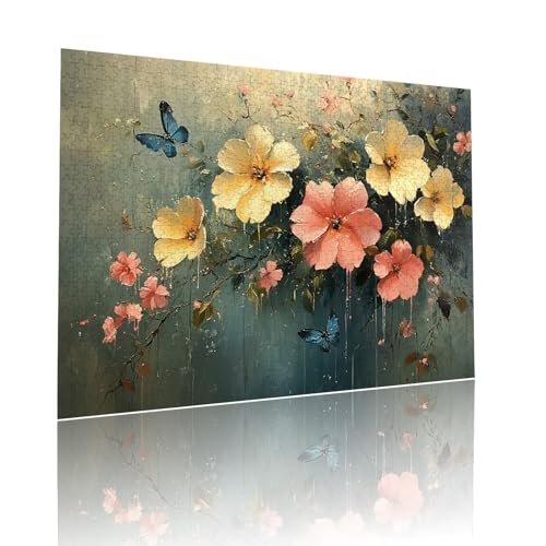 Puzzle Erwachsene 5000 Teile Blume Schmetterling Educa Jigsaw für Kinder ab 8 Jahren Mädchen Jungen, Erwachsene Impossible Klassische Puzzles, Anspruchsvoll Spielspaß, Als Geschenke 105x156cm t-296 Puzzle Erwachsene 5000 Teile Blume Schmetterling Educa Jigsaw für Kinder ab 8 Jahren Mädchen Jungen, Erwachsene Impossible Klassische Puzzles, Anspruchsvoll Spielspaß, Als Geschenke 105x156cm t-296 von Dirjuong