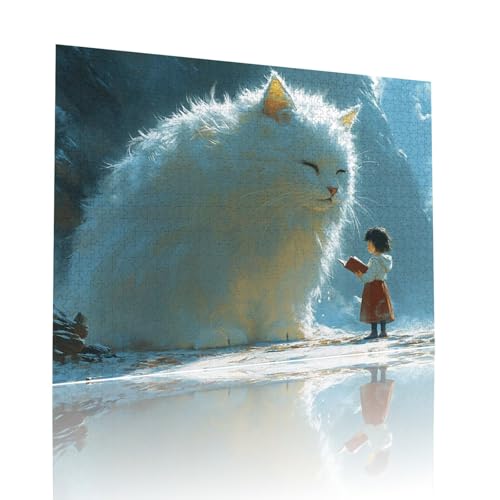 Puzzle Erwachsene 5000 Teile Katze Mädchen Educa Jigsaw für Kinder ab 8 Jahren Mädchen Jungen, Erwachsene Impossible Klassische Puzzles Schwer, Anspruchsvoll Spielspaß, Als Geschenke 105x156cm t-700 Puzzle Erwachsene 5000 Teile Katze Mädchen Educa Jigsaw für Kinder ab 8 Jahren Mädchen Jungen, Erwachsene Impossible Klassische Puzzles Schwer, Anspruchsvoll Spielspaß, Als Geschenke 105x156cm t-700 von Dirjuong