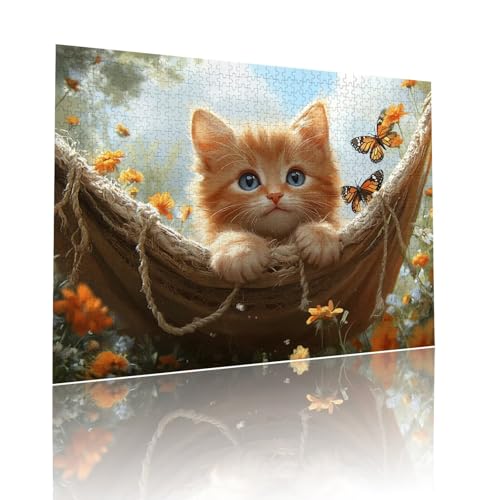 Puzzle Erwachsene 5000 Teile Katze Schmetterling Educa Jigsaw für Kinder ab 8 Jahren Mädchen Jungen, Erwachsene Impossible Klassische Puzzles, Anspruchsvoll Spielspaß, Als Geschenke 105x156cm t-682 Puzzle Erwachsene 5000 Teile Katze Schmetterling Educa Jigsaw für Kinder ab 8 Jahren Mädchen Jungen, Erwachsene Impossible Klassische Puzzles, Anspruchsvoll Spielspaß, Als Geschenke 105x156cm t-682 von Dirjuong