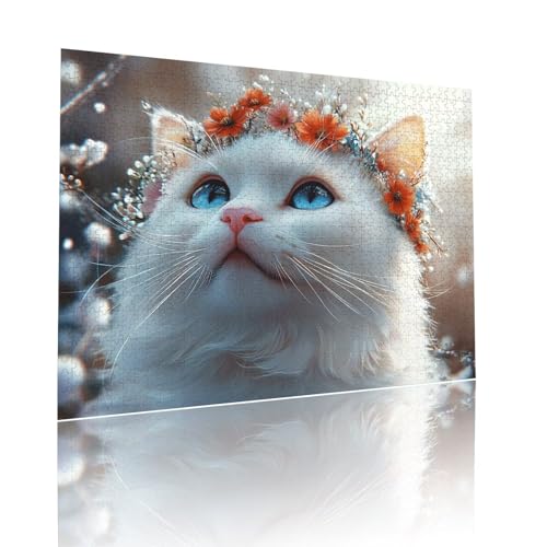 Puzzle Erwachsene 5000 Teile Katze Tier Educa Jigsaw für Kinder ab 8 Jahren Mädchen Jungen, Erwachsene Impossible Klassische Puzzles Schwer, Anspruchsvoll Spielspaß, Als Geschenke 105x156cm t-678 Puzzle Erwachsene 5000 Teile Katze Tier Educa Jigsaw für Kinder ab 8 Jahren Mädchen Jungen, Erwachsene Impossible Klassische Puzzles Schwer, Anspruchsvoll Spielspaß, Als Geschenke 105x156cm t-678 von Dirjuong
