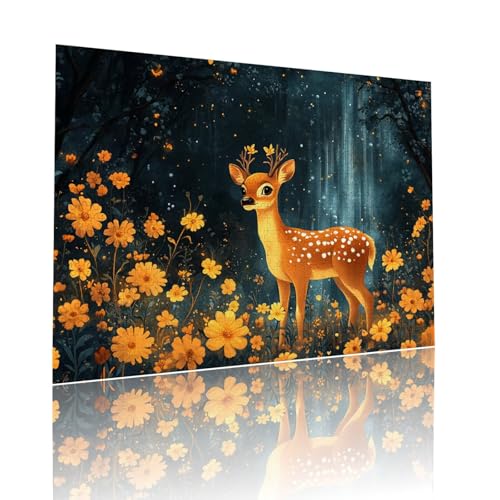 Puzzle Erwachsene 5000 Teile REH Tier Educa Jigsaw für Kinder ab 8 Jahren Mädchen Jungen, Erwachsene Impossible Klassische Puzzles Schwer, Anspruchsvoll Spielspaß, Als Familienspiel 105x156cm t-472 von Dirjuong