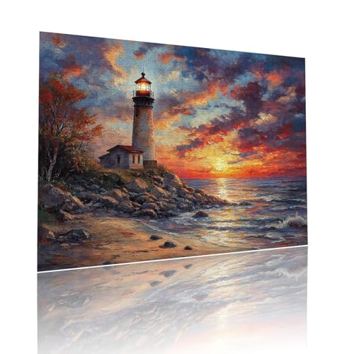 Puzzle Erwachsene 5000 Teile Sonnenuntergang Leuchtturm Educa Jigsaw für Kinder ab 8 Jahren Mädchen Jungen, Erwachsene Impossible Klassische Puzzles Schwer, Anspruchsvoll Spielspaß 105x156cm t-514 Puzzle Erwachsene 5000 Teile Sonnenuntergang Leuchtturm Educa Jigsaw für Kinder ab 8 Jahren Mädchen Jungen, Erwachsene Impossible Klassische Puzzles Schwer, Anspruchsvoll Spielspaß 105x156cm t-514 von Dirjuong
