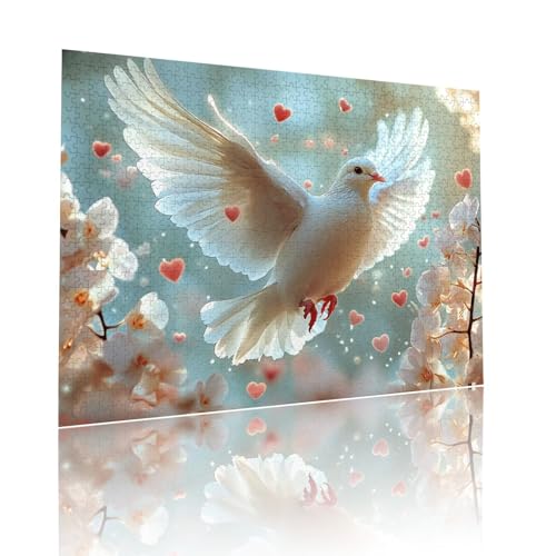Puzzle Erwachsene 5000 Teile Taube Vogel Educa Jigsaw für Kinder ab 8 Jahren Mädchen Jungen, Erwachsene Impossible Klassische Puzzles Schwer, Anspruchsvoll Spielspaß, Als Geschenke 105x156cm t-126 Puzzle Erwachsene 5000 Teile Taube Vogel Educa Jigsaw für Kinder ab 8 Jahren Mädchen Jungen, Erwachsene Impossible Klassische Puzzles Schwer, Anspruchsvoll Spielspaß, Als Geschenke 105x156cm t-126 von Dirjuong