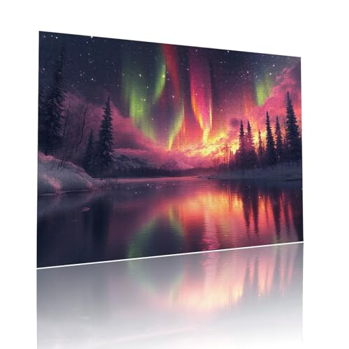 Puzzle Erwachsene 80 Teile Aurora Sternenhimmel Educa Jigsaw für Kinder ab 8 Jahren Mädchen Jungen, Erwachsene Impossible Klassische Puzzles Schwer, Anspruchsvoll Spielspaß, Geschenke 15x20cm t-374 Puzzle Erwachsene 80 Teile Aurora Sternenhimmel Educa Jigsaw für Kinder ab 8 Jahren Mädchen Jungen, Erwachsene Impossible Klassische Puzzles Schwer, Anspruchsvoll Spielspaß, Geschenke 15x20cm t-374 von Dirjuong