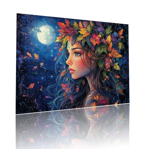 Puzzle Erwachsene 80 Teile Frau Abstrakt Educa Jigsaw für Kinder ab 8 Jahren Mädchen Jungen, Erwachsene Impossible Klassische Puzzles Schwer, Anspruchsvoll Spielspaß, Als Geschenke 15x20cm t-782 von Dirjuong