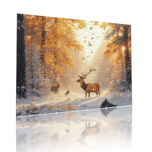 Puzzle Erwachsene 80 Teile REH Wald Educa Jigsaw für Kinder ab 8 Jahren Mädchen Jungen, Erwachsene Impossible Klassische Puzzles Schwer, Anspruchsvoll Spielspaß, Familienspiel Geschenke 15x20cm t-504 Puzzle Erwachsene 80 Teile REH Wald Educa Jigsaw für Kinder ab 8 Jahren Mädchen Jungen, Erwachsene Impossible Klassische Puzzles Schwer, Anspruchsvoll Spielspaß, Familienspiel Geschenke 15x20cm t-504 von Dirjuong