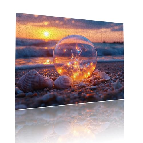 Puzzle Erwachsene 80 Teile Strand Landschaft Educa Jigsaw für Kinder ab 8 Jahren Mädchen Jungen, Erwachsene Impossible Klassische Puzzles Schwer, Anspruchsvoll Spielspaß, Als Geschenke 15x20cm t-170 von Dirjuong