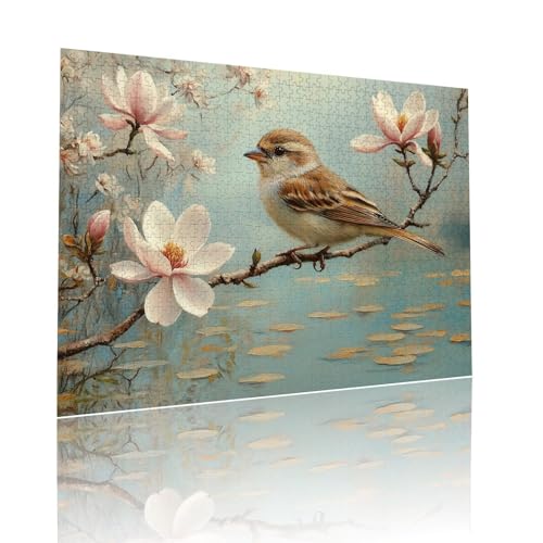 Puzzle Erwachsene 80 Teile Vogel Blume Educa Jigsaw für Kinder ab 8 Jahren Mädchen Jungen, Erwachsene Impossible Klassische Puzzles Schwer, Anspruchsvoll Spielspaß, Als Familienspiel 15x20cm t-752 Puzzle Erwachsene 80 Teile Vogel Blume Educa Jigsaw für Kinder ab 8 Jahren Mädchen Jungen, Erwachsene Impossible Klassische Puzzles Schwer, Anspruchsvoll Spielspaß, Als Familienspiel 15x20cm t-752 von Dirjuong