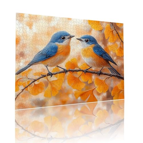 Puzzle Erwachsene 80 Teile Vogel Tier Educa Jigsaw für Kinder ab 8 Jahren Mädchen Jungen, Erwachsene Impossible Klassische Puzzles Schwer, Anspruchsvoll Spielspaß, Als Familienspiel 15x20cm t-732 von Dirjuong