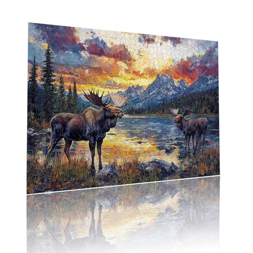 Reh Puzzle für Erwachsene Kinder Anspruchsvoll 1500 teile Impossible Klassische Puzzles Schwer Sonnenuntergang ab 8 9 10 Jahre Mädchen Jungen Jigsaw Kunst Educa, für Dekoration Geschenke 57x87cm t-493 Reh Puzzle für Erwachsene Kinder Anspruchsvoll 1500 teile Impossible Klassische Puzzles Schwer Sonnenuntergang ab 8 9 10 Jahre Mädchen Jungen Jigsaw Kunst Educa, für Dekoration Geschenke 57x87cm t-493 von Dirjuong