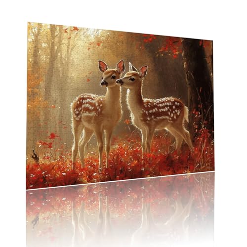 Reh Puzzle für Erwachsene Kinder Anspruchsvoll 500 teile Impossible Klassische Puzzles Schwer Tier ab 8 9 10 Jahre Mädchen Jungen Jigsaw Kunst Educa, für Dekoration Zuhause und Geschenke 38x52cm t-469 Reh Puzzle für Erwachsene Kinder Anspruchsvoll 500 teile Impossible Klassische Puzzles Schwer Tier ab 8 9 10 Jahre Mädchen Jungen Jigsaw Kunst Educa, für Dekoration Zuhause und Geschenke 38x52cm t-469 von Dirjuong