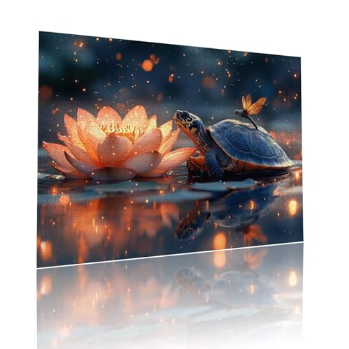 Schildkröte Puzzle für Erwachsene Kinder Anspruchsvoll 80 Teile Impossible Klassische Puzzles Schwer Lotus ab 8 9 10 Jahre Mädchen Jungen Jigsaw Kunst Educa,für Dekoration und Geschenke 15x20cm t-955 Schildkröte Puzzle für Erwachsene Kinder Anspruchsvoll 80 Teile Impossible Klassische Puzzles Schwer Lotus ab 8 9 10 Jahre Mädchen Jungen Jigsaw Kunst Educa,für Dekoration und Geschenke 15x20cm t-955 von Dirjuong