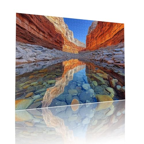 Schlucht Puzzle für Erwachsene Kinder Anspruchsvoll 3000 Teile Impossible Klassische Puzzles Schwer Landschaft ab 8 9 10 Jahre für Mädchen Jungen Jigsaw Kunst Educa, für Geschenke 81x122cm t-957 von Dirjuong