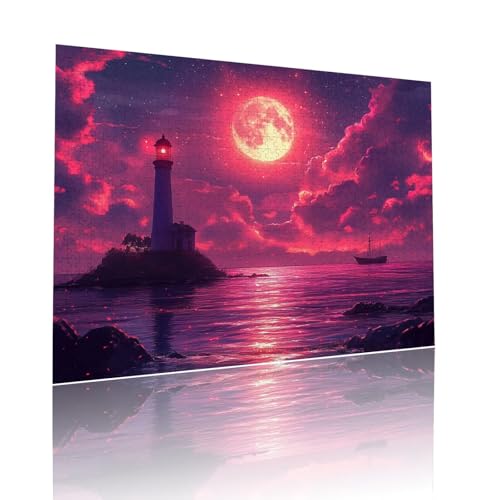 Sonnenuntergang Puzzle für Erwachsene Kinder Anspruchsvoll 2000 Teile Impossible Klassische Puzzles Schwer Leuchtturm ab 8 9 10 Jahre Mädchen Jungen Jigsaw Kunst Educa, für Geschenke 70x99cm t-515 Sonnenuntergang Puzzle für Erwachsene Kinder Anspruchsvoll 2000 Teile Impossible Klassische Puzzles Schwer Leuchtturm ab 8 9 10 Jahre Mädchen Jungen Jigsaw Kunst Educa, für Geschenke 70x99cm t-515 von Dirjuong