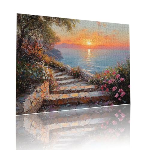 Sonnenuntergang Puzzle für Erwachsene Kinder Anspruchsvoll 5000 Teile Impossible Klassische Puzzles Schwer Landschaft ab 8 9 10 Jahre Mädchen Jungen Jigsaw Kunst Educa, für Geschenke 105x156cm t-551 Sonnenuntergang Puzzle für Erwachsene Kinder Anspruchsvoll 5000 Teile Impossible Klassische Puzzles Schwer Landschaft ab 8 9 10 Jahre Mädchen Jungen Jigsaw Kunst Educa, für Geschenke 105x156cm t-551 von Dirjuong