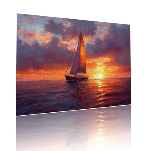 Sonnenuntergang Puzzle für Erwachsene Kinder Anspruchsvoll 5000 Teile Impossible Klassische Puzzles Schwer Segelboot ab 8 9 10 Jahre Mädchen Jungen Jigsaw Kunst Educa, für Geschenke 105x156cm t-517 Sonnenuntergang Puzzle für Erwachsene Kinder Anspruchsvoll 5000 Teile Impossible Klassische Puzzles Schwer Segelboot ab 8 9 10 Jahre Mädchen Jungen Jigsaw Kunst Educa, für Geschenke 105x156cm t-517 von Dirjuong