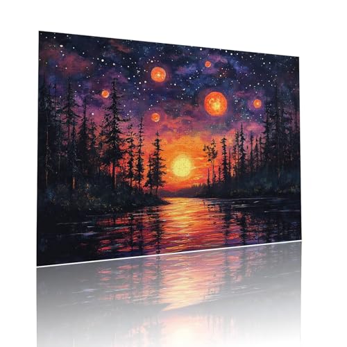 Sonnenuntergang Puzzle für Erwachsene Kinder Anspruchsvoll 5000 teile Impossible Klassische Puzzles Schwer Sternenhimmel ab 8 9 10 Jahre für Mädchen Jungen Jigsaw Kunst Educa Geschenke 105x156cm t-611 Sonnenuntergang Puzzle für Erwachsene Kinder Anspruchsvoll 5000 teile Impossible Klassische Puzzles Schwer Sternenhimmel ab 8 9 10 Jahre für Mädchen Jungen Jigsaw Kunst Educa Geschenke 105x156cm t-611 von Dirjuong