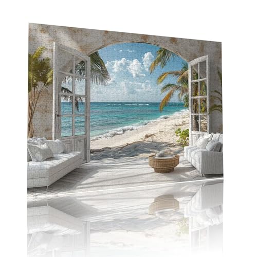 Strand Puzzle für Erwachsene Kinder Anspruchsvoll 1000 Teile Impossible Klassische Puzzles Schwer Landschaft ab 8 9 10 Jahre Mädchen Jungen Jigsaw Kunst Educa, für Dekoration Geschenke 50x75cm t-173 Strand Puzzle für Erwachsene Kinder Anspruchsvoll 1000 Teile Impossible Klassische Puzzles Schwer Landschaft ab 8 9 10 Jahre Mädchen Jungen Jigsaw Kunst Educa, für Dekoration Geschenke 50x75cm t-173 von Dirjuong