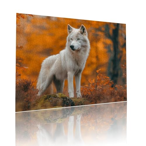 Wolf Puzzle für Erwachsene Kinder Anspruchsvoll 2000 Teile Impossible Klassische Puzzles Schwer Tier ab 8 9 10 Jahre für Mädchen Jungen Jigsaw Kunst Educa, für Dekoration und Geschenke 70x99cm t-419 Wolf Puzzle für Erwachsene Kinder Anspruchsvoll 2000 Teile Impossible Klassische Puzzles Schwer Tier ab 8 9 10 Jahre für Mädchen Jungen Jigsaw Kunst Educa, für Dekoration und Geschenke 70x99cm t-419 von Dirjuong