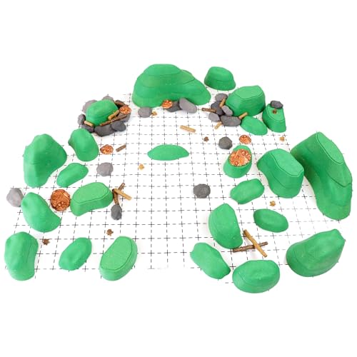 Dirt Cheap Dungeons Modulares Geländesystem – Owlbear Set TT RPG Geländebau für Dungeons & Dragons, Pathfinder, Kriegsspiele und mehr! von Dirt Cheap Dungeons