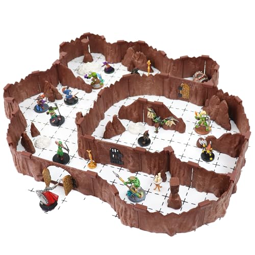 Dirt Cheap Dungeons Modulares Höhlen-System – Goblin-Set (klein): RPG Terrain Building für Dungeons & Dragons, Pathfinder, Kriegsspiele und mehr! von Dirt Cheap Dungeons