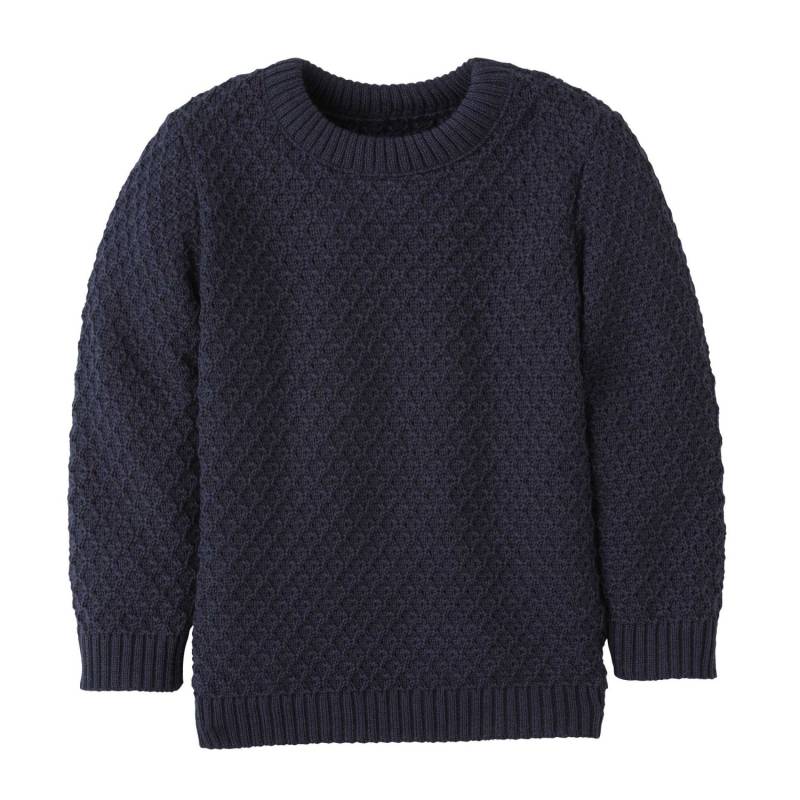 Disana Aran-Pullover  - Indigo 122 / 128 von Disana