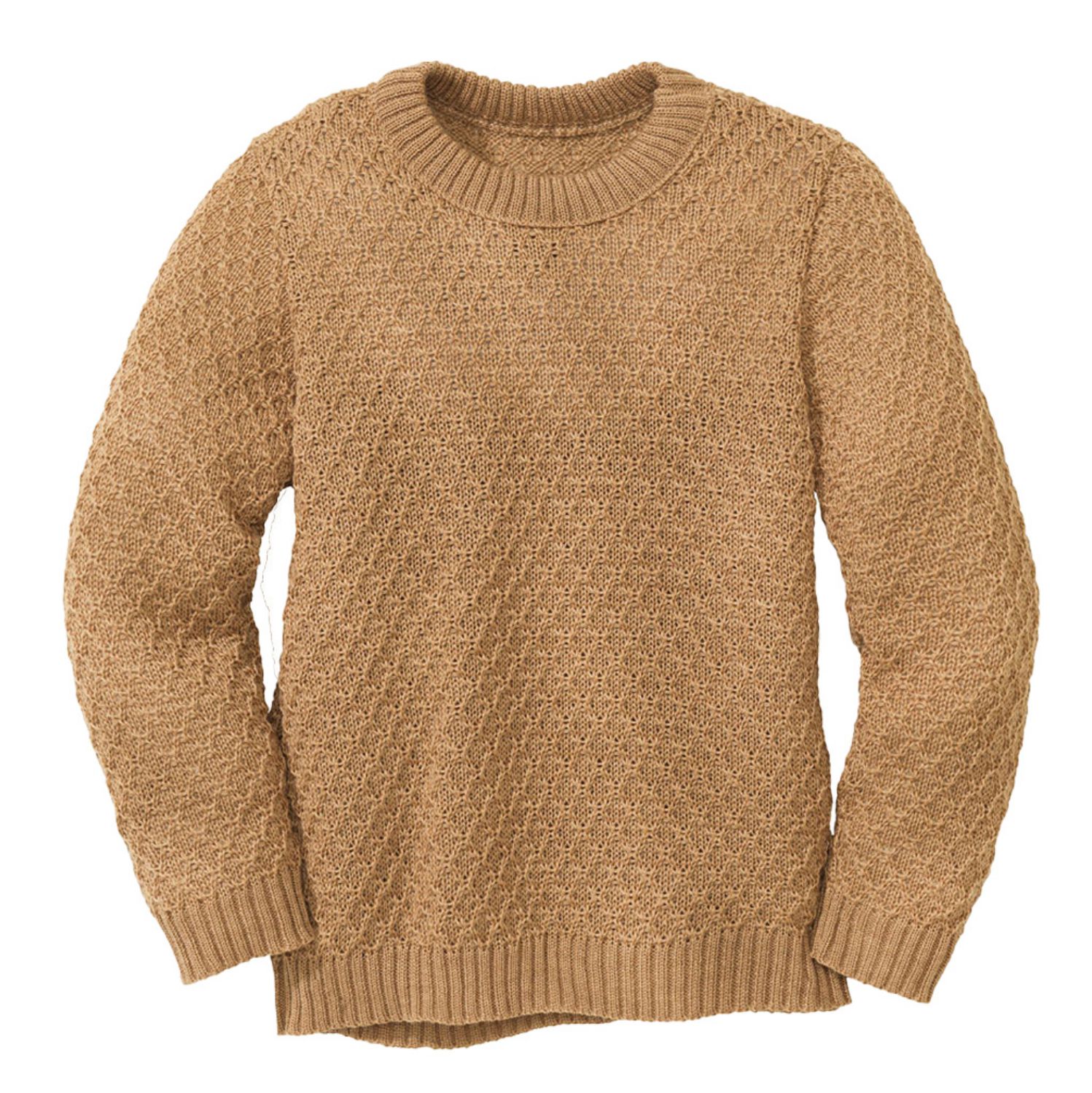 Disana Aran-Pullover - Karamell 134 / 140 Disana Aran-Pullover - Karamell 134 / 140 von Disana