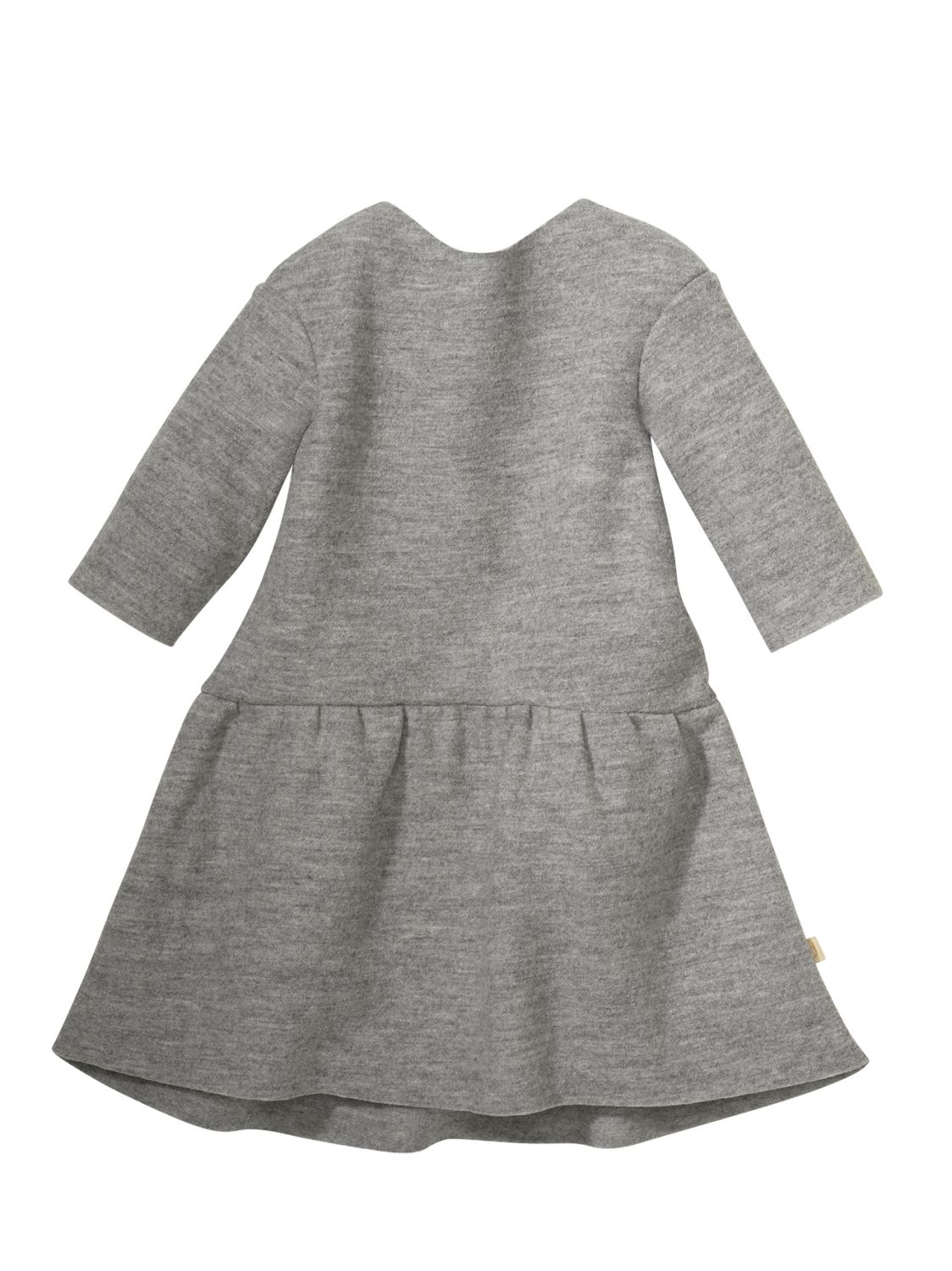 Disana Kleid aus Wolle - 110 / 116 kieselgrau von Disana