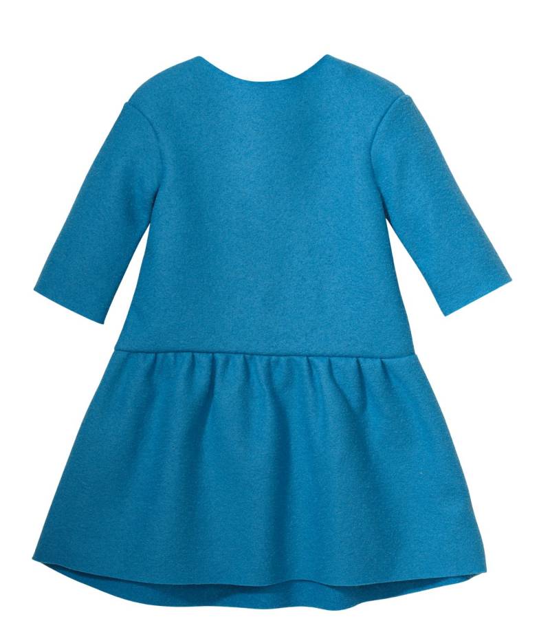 Disana Kleid aus Wolle - 98 / 104 karibikblau von Disana