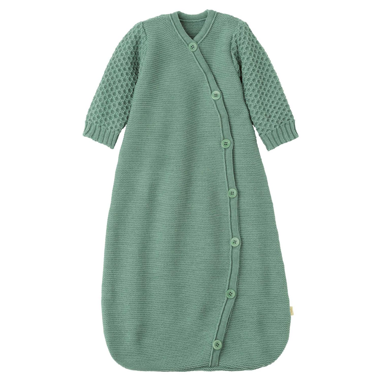 Disana Langarm-Schlafsack aus Wolle - Größe 01 Jade von Disana