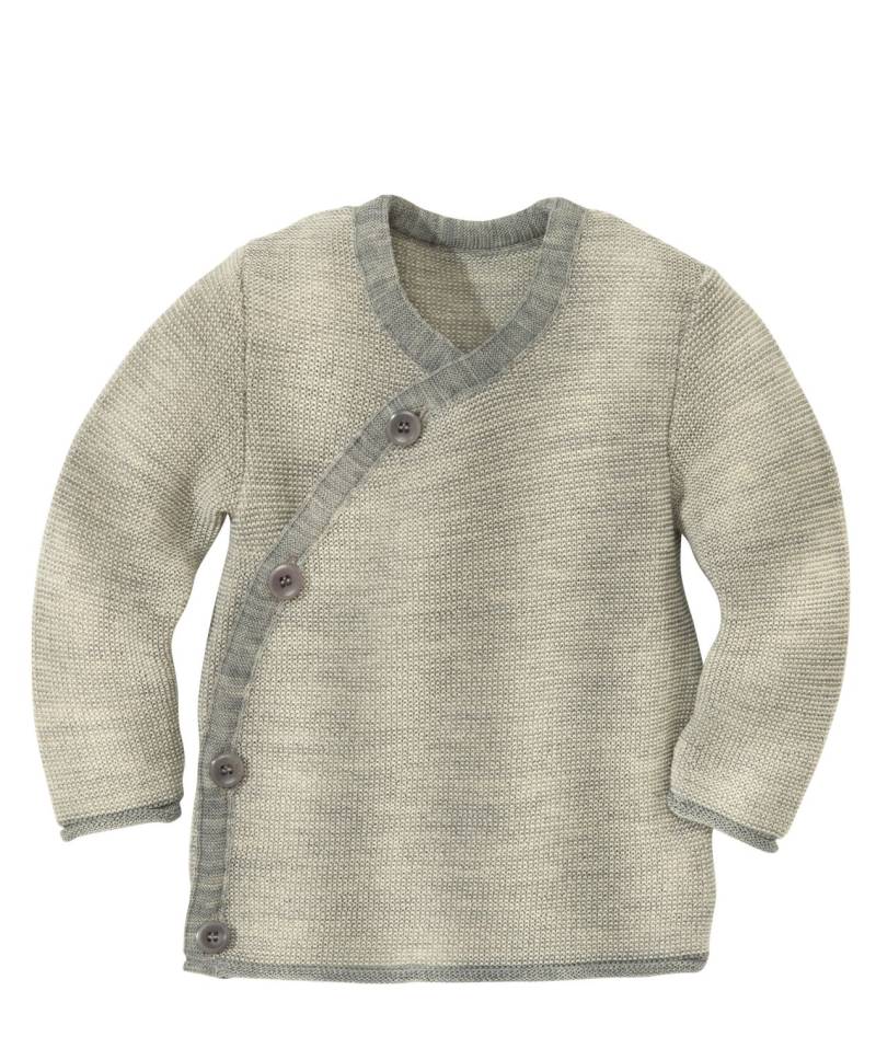 Disana Melange-Jacke - 86 / 92 Grau-Natur von Disana