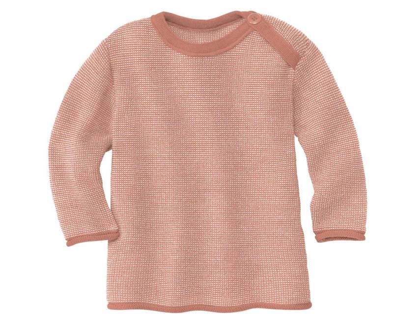 Disana Melange-Pullover - 50 / 56 Rosé-Natur von Disana