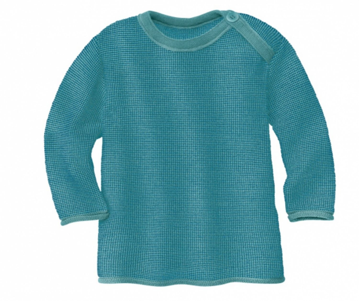 Disana Melange-Pullover - Lagoon-Blau 74 / 80 Disana Melange-Pullover - Lagoon-Blau 74 / 80 von Disana