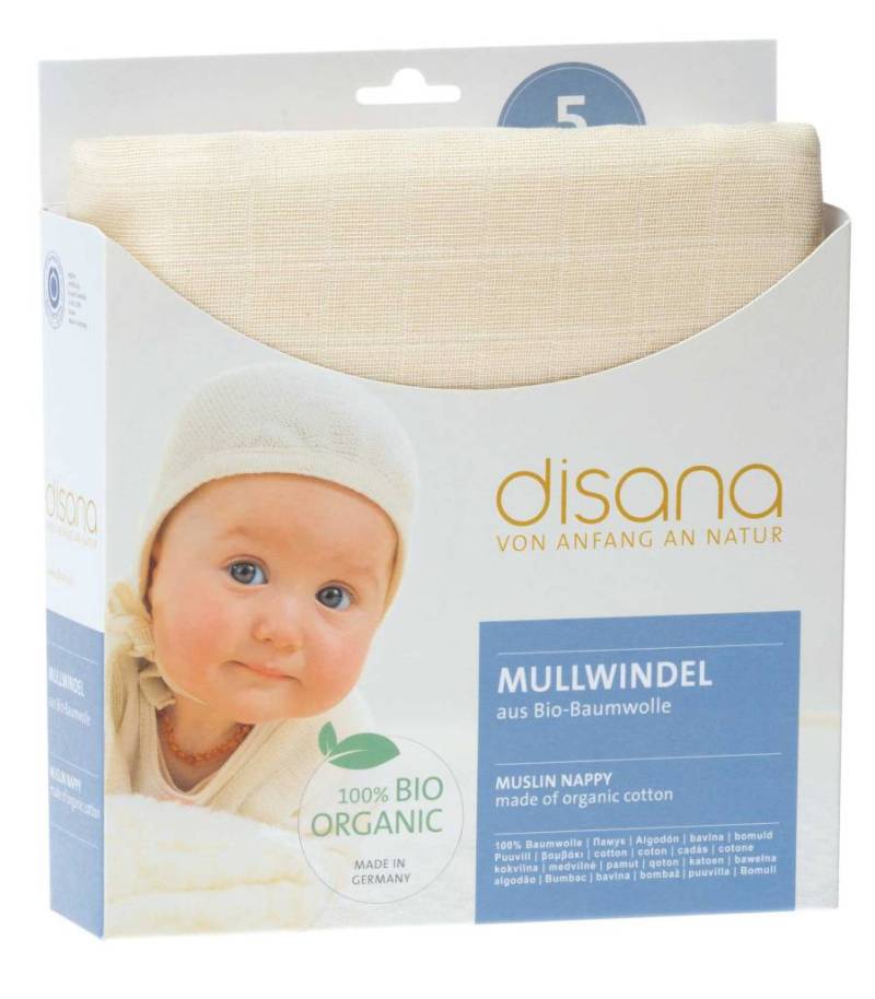Disana Mullwindel 80x80 cm - 5 Stk. - von Disana
