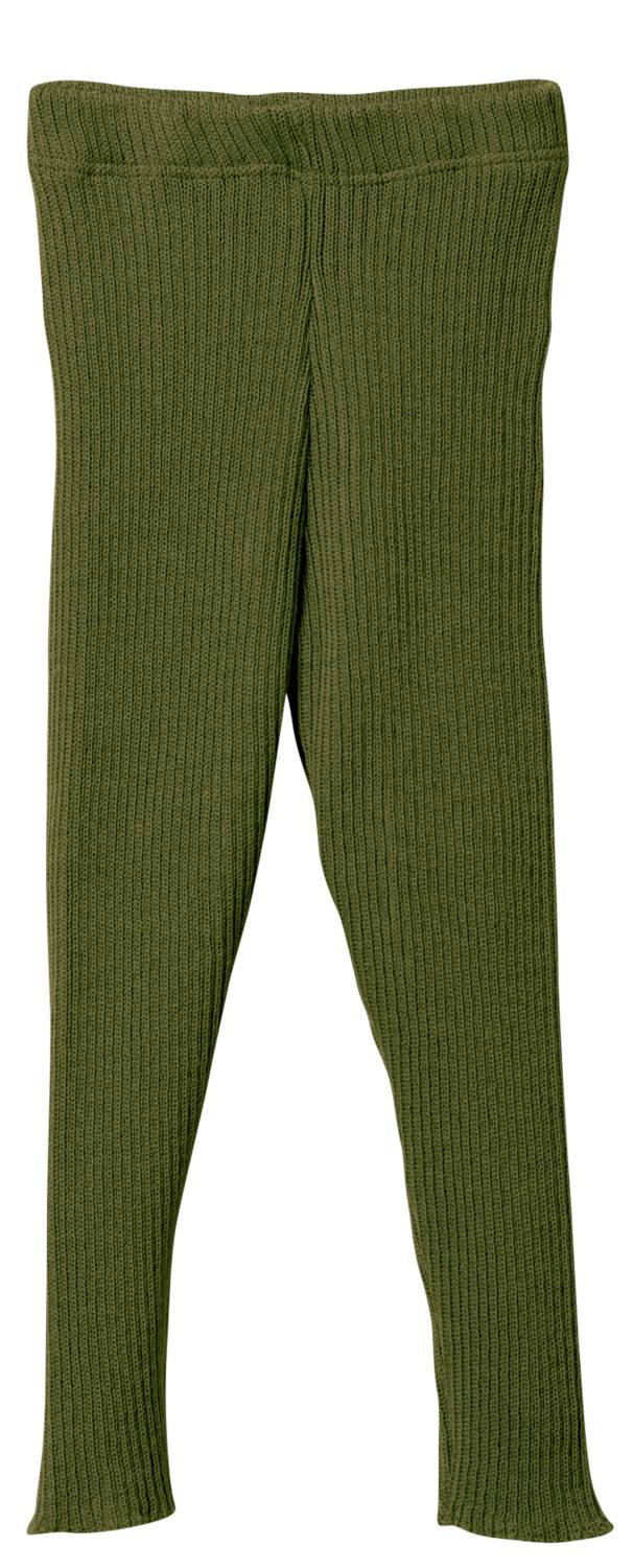 Disana Strick-Leggings - 98 / 104 Oliv von Disana