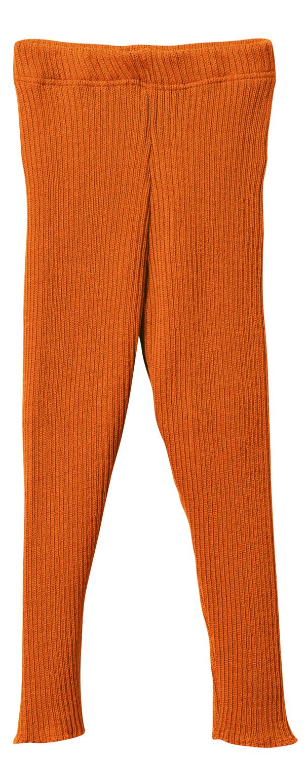 Disana Strick-Leggings - 98 / 104 Orange von Disana