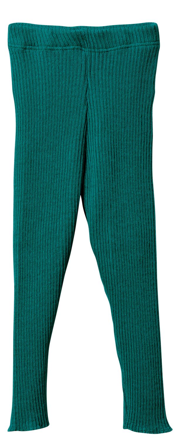 Disana Strick-Leggings - 98 / 104 Pacific von Disana