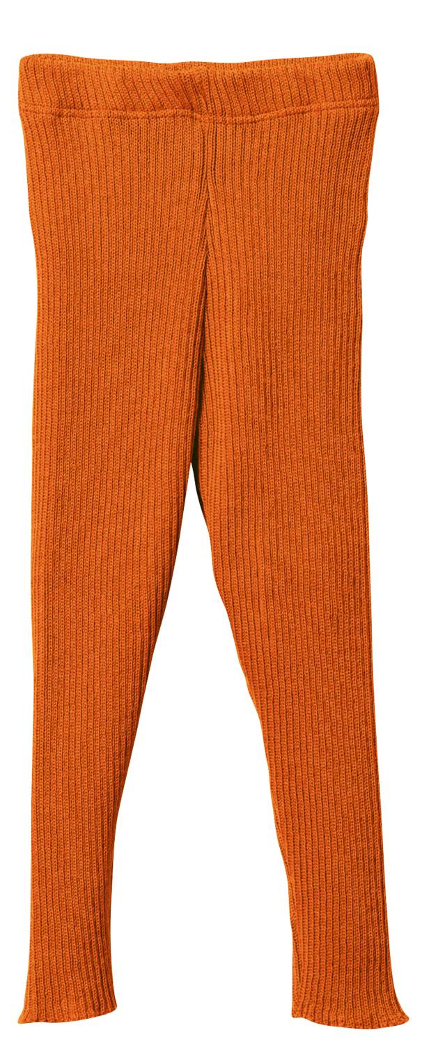 Disana Strick-Leggings - Orange 122 / 128 von Disana
