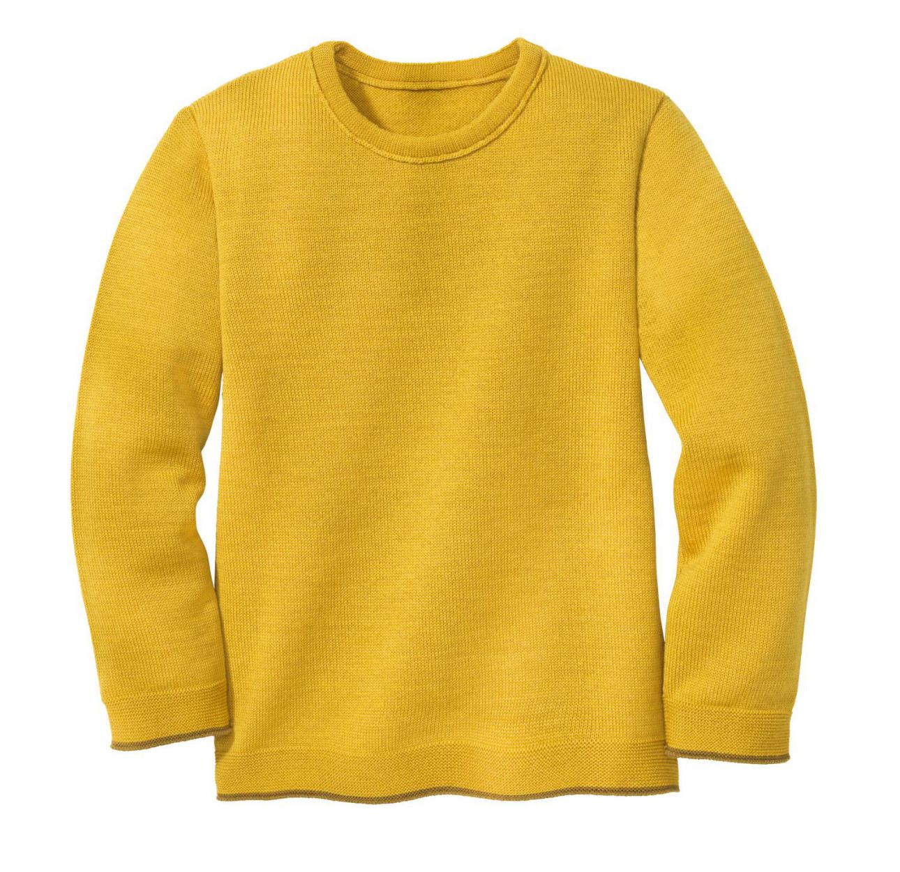 Disana Strick-Pullover - Curry 110/116 von Disana