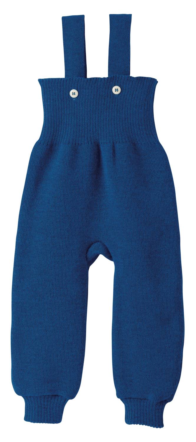 Disana Strick-Trägerhose - 74 / 80 Marine von Disana