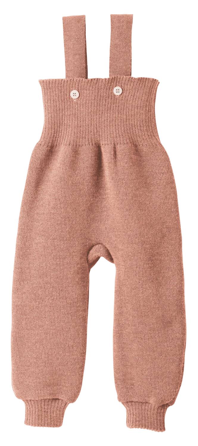 Disana Strick-Trägerhose - Rosé 98 / 104 von Disana