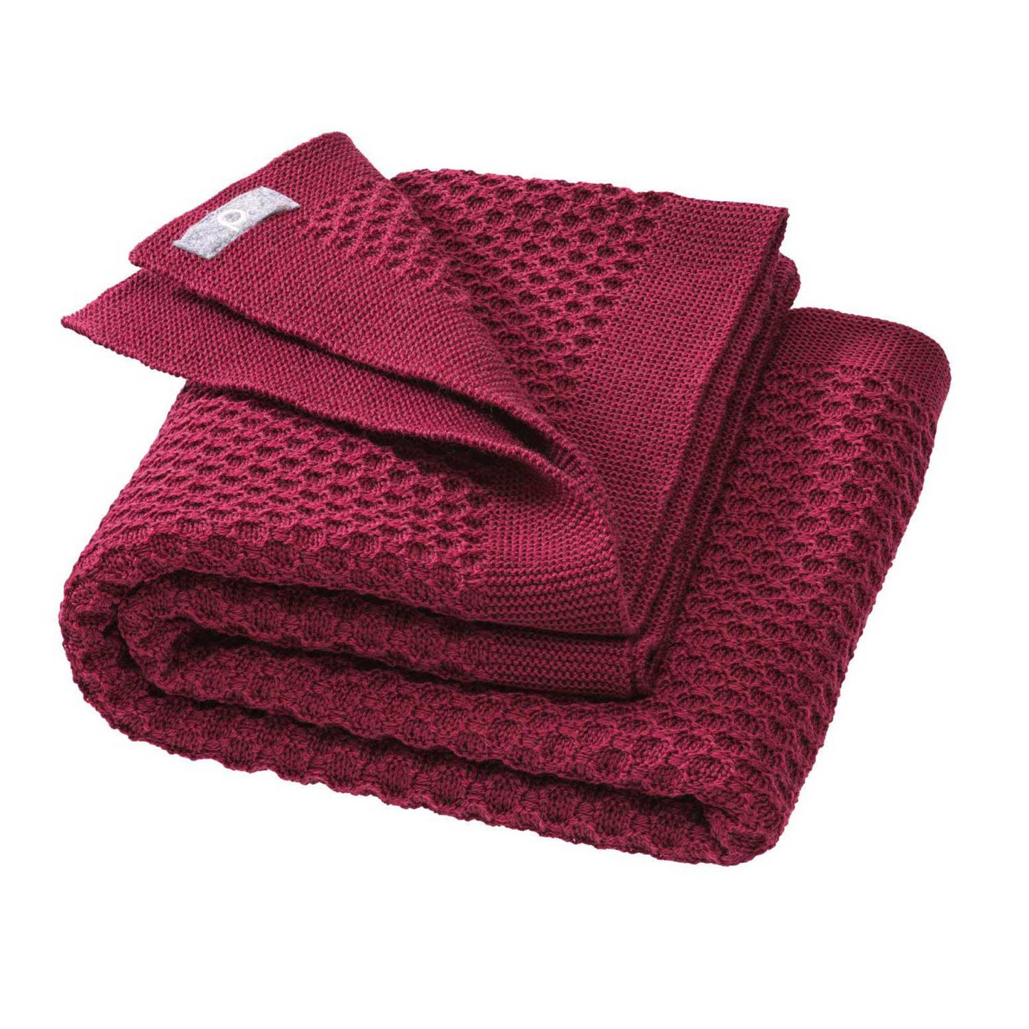 Disana Waben-Strickdecke – 80x100cm - Cassis von Disana