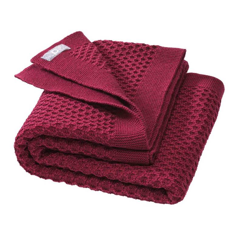 Disana Waben-Strickdecke – 80x100cm - Cassis von Disana