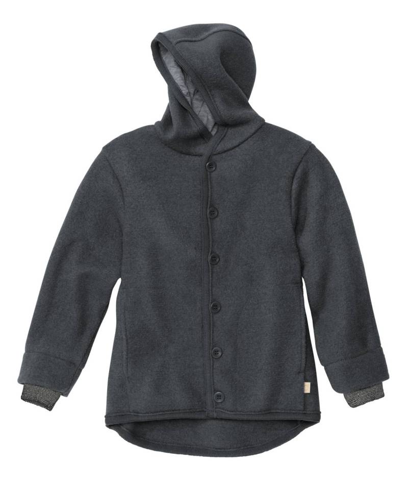 Disana Walk-Jacke mit Kapuze - 62 / 68 Anthrazit von Disana