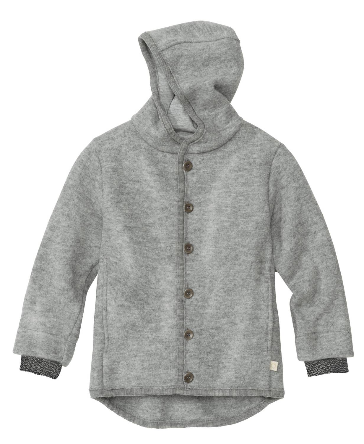 Disana Walk-Jacke mit Kapuze - 86 / 92 Grau von Disana