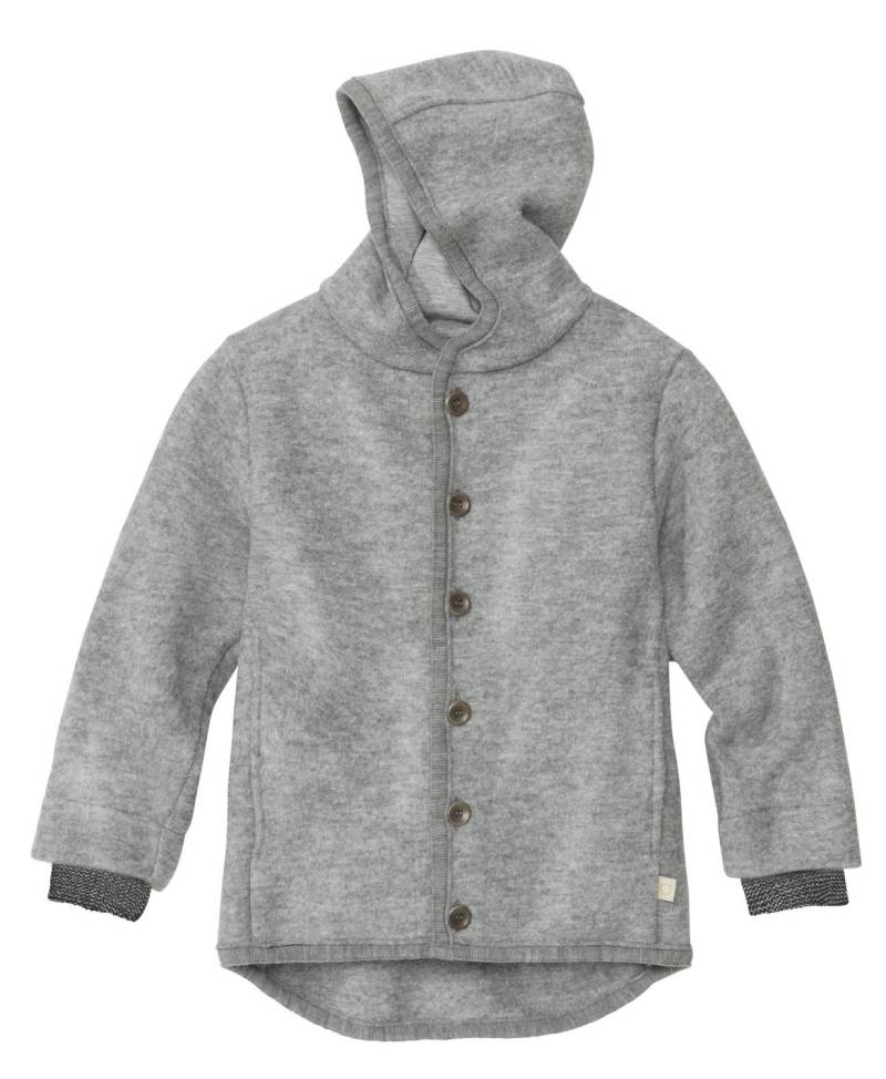 Disana Walk-Jacke mit Kapuze - 86 / 92 Grau von Disana