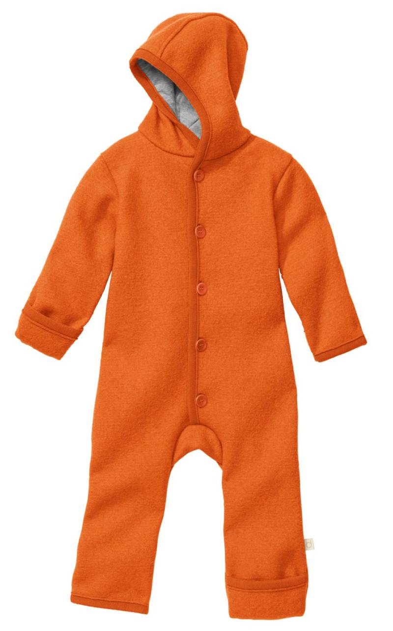 Disana Walk-Overall aus Wolle - 74 / 80 Orange von Disana