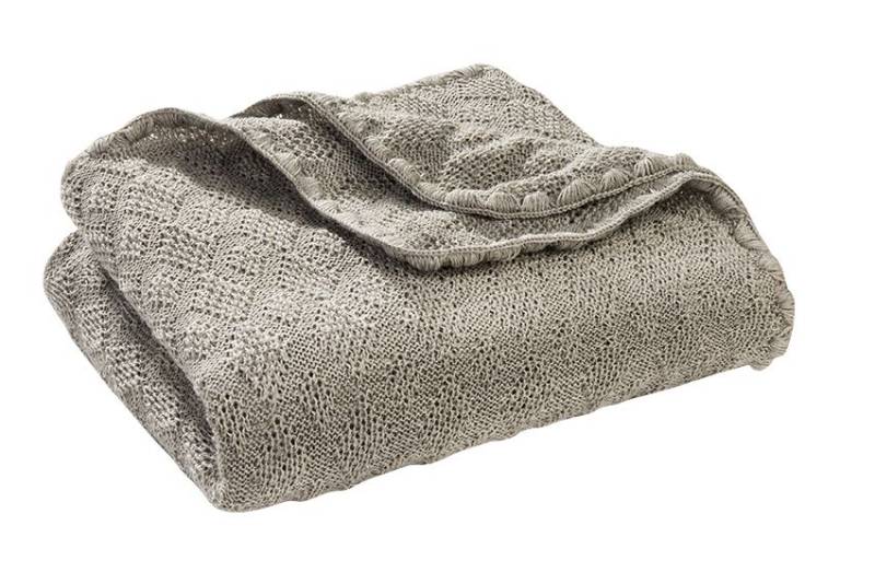 Disana Woll-Babydecke - 80x100cm - Grau von Disana